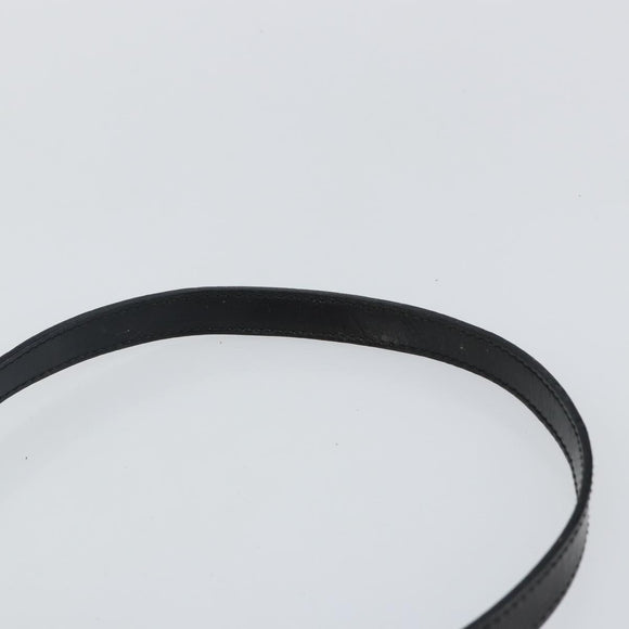 GUCCI Bamboo Hand Bag Enamel 2way Black Gold 000 58 0290 Auth hk2996