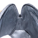 GUCCI Bamboo Hand Bag Enamel 2way Black Gold 000 58 0290 Auth hk2996-20