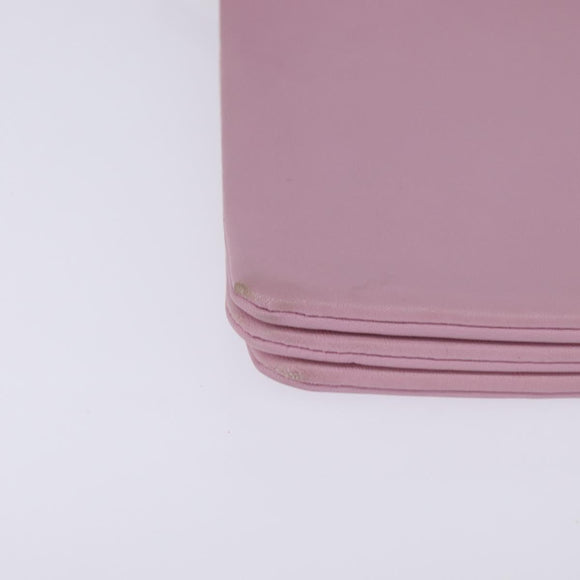 CELINE Trio Shoulder Bag Leather Pink Gold Auth hk2999