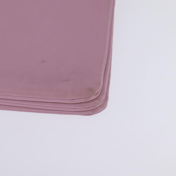 CELINE Trio Shoulder Bag Leather Pink Gold Auth hk2999