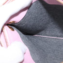 CELINE Trio Shoulder Bag Leather Pink Gold Auth hk2999-22