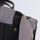 Chloe Alice Hand Bag Leather Purple Gold Auth hk3001-11