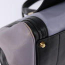 Chloe Alice Hand Bag Leather Purple Gold Auth hk3001-12