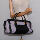 Chloe Alice Hand Bag Leather Purple Gold Auth hk3001-20