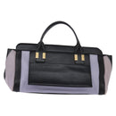 Chloe Alice Hand Bag Leather Purple Gold Auth hk3001-3