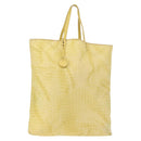 BOTTEGA VENETA Tote Bag Nylon Silver Auth hk3004-1