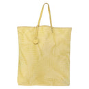 BOTTEGA VENETA Tote Bag Nylon Silver Auth hk3004-13