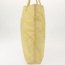 BOTTEGA VENETA Tote Bag Nylon Silver Auth hk3004-3