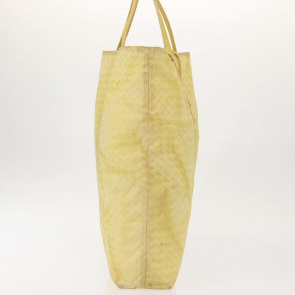 BOTTEGA VENETA Tote Bag Nylon Silver Auth hk3004