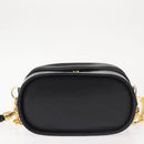 Gianni Versace Vanity Hand Bag Leather 2way Black Gold Auth hk3006-5