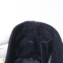 Gianni Versace Vanity Hand Bag Leather 2way Black Gold Auth hk3006-23