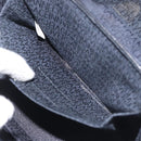 Gianni Versace Vanity Hand Bag Leather 2way Black Gold Auth hk3006-24