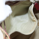 BURBERRY Nova Check Shoulder Bag PVC Beige Auth hk3007-21