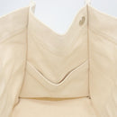 HERMES Bora Bora PM Tote Bag Canvas White Silver Auth hk3008-17