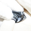 HERMES Bora Bora PM Tote Bag Canvas White Silver Auth hk3008-12