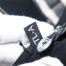 HERMES Cannes PM Hand Bag Canvas White Black Auth hk3009-22