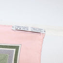 HERMES Carre 90 Scarf ""CUIRS DU DESERT"" Silk Pink Auth hk3011-14