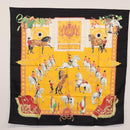HERMES Carre 90 Scarf ""Real Escuela Andaluza Del Arte Ecuestre "" Auth hk3013-13
