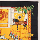 HERMES Carre 90 Scarf ""Real Escuela Andaluza Del Arte Ecuestre "" Auth hk3013-4