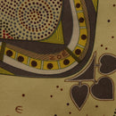 HERMES Carre 90 Scarf ""REVE D'AUSTRALIE "" Silk Yellow Auth hk3014-11