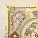 HERMES Carre 90 Scarf ""REVE D'AUSTRALIE "" Silk Yellow Auth hk3014-2