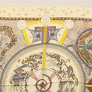 HERMES Carre 90 Scarf ""REVE D'AUSTRALIE "" Silk Yellow Auth hk3014-3