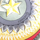 HERMES Carre 90 Scarf ""CHEVAUX DE TRAIT "" Silk Red Auth hk3015-11