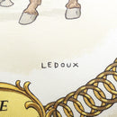 HERMES Carre 90 Scarf ""LA PROMENADE"" Silk Pink Auth hk3017-11