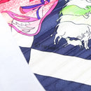 HERMES Pleated Carre 90 Scarf ""fantaisies indiennes "" Silk Navy Auth hk3018-8