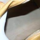 LOUIS VUITTON Monogram Vernis Tompkins Square Hand Bag Beige M91149 Auth hk3021-10