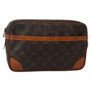 LOUIS VUITTON Monogram Compiegne 28 Clutch Bag M51845 LV Auth hk3024-1