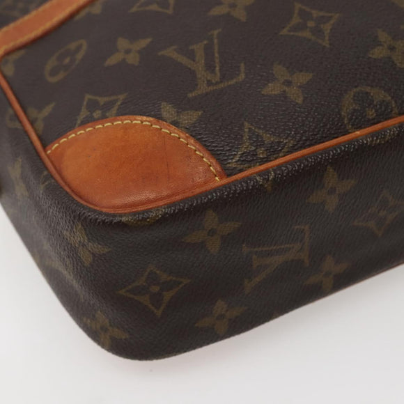 LOUIS VUITTON Monogram Compiegne 28 Clutch Bag M51845 LV Auth hk3024