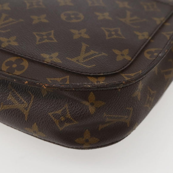 LOUIS VUITTON Monogram Saint Cloud GM Shoulder Bag M51242 LV Auth hk3026