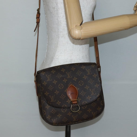 LOUIS VUITTON Monogram Saint Cloud GM Shoulder Bag M51242 LV Auth hk3026