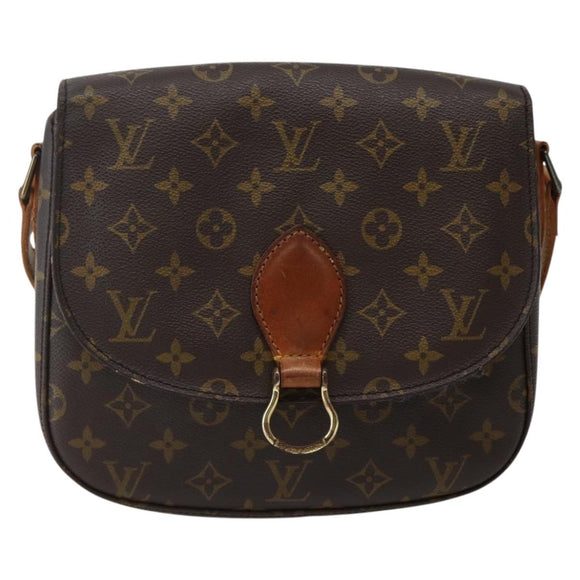 LOUIS VUITTON Monogram Saint Cloud GM Shoulder Bag M51242 LV Auth hk3027