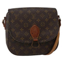 LOUIS VUITTON Monogram Saint Cloud GM Shoulder Bag M51242 LV Auth hk3028-1