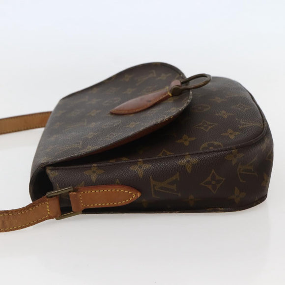 LOUIS VUITTON Monogram Saint Cloud GM Shoulder Bag M51242 LV Auth hk3028