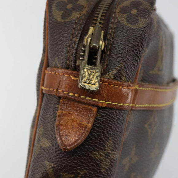 LOUIS VUITTON Monogram Compiegne 23 Clutch Bag M51847 LV Auth hk3029