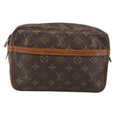 LOUIS VUITTON Monogram Compiegne 23 Clutch Bag M51847 LV Auth hk3029-13