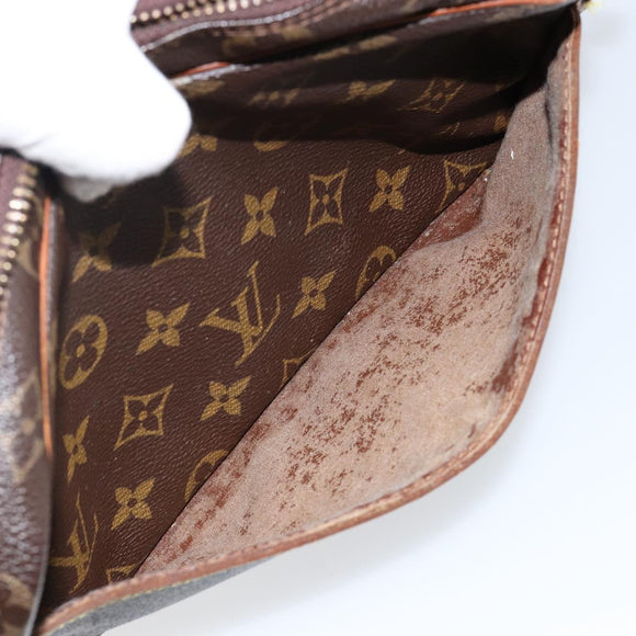 LOUIS VUITTON Monogram Compiegne 23 Clutch Bag M51847 LV Auth hk3029