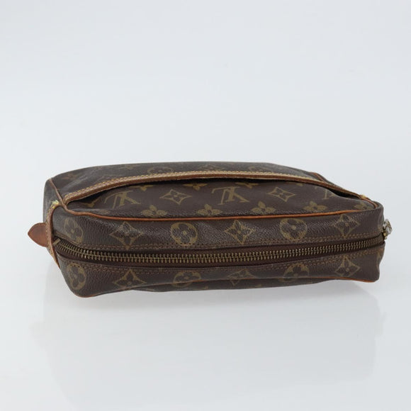 LOUIS VUITTON Monogram Compiegne 23 Clutch Bag M51847 LV Auth hk3029