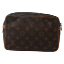 LOUIS VUITTON Monogram Compiegne 23 Clutch Bag M51847 LV Auth hk3030-2