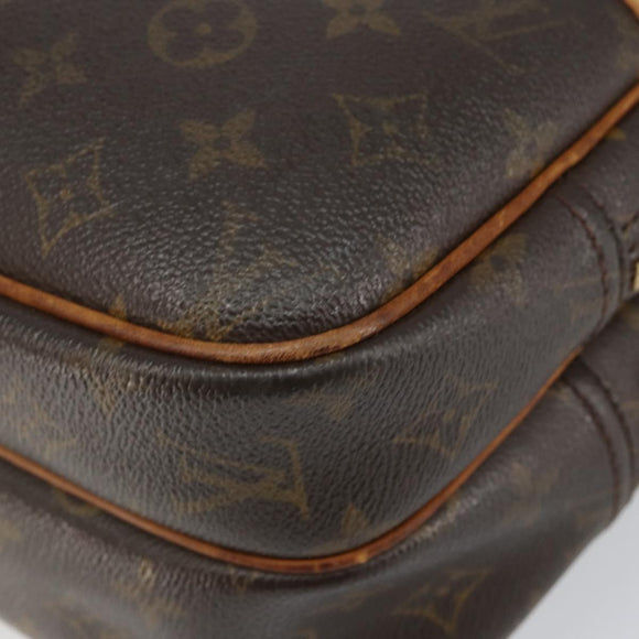LOUIS VUITTON Monogram Reporter PM Shoulder Bag M45254 LV Auth hk3032