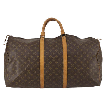 LOUIS VUITTON Monogram Keepall 60 Boston Bag Vintage M41422 LV Auth hk3034 - 0