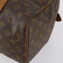 LOUIS VUITTON Monogram Sac Souple 35 Boston Bag M41626 LV Auth hk3035-15