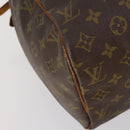 LOUIS VUITTON Monogram Sac Souple 35 Boston Bag M41626 LV Auth hk3035-16