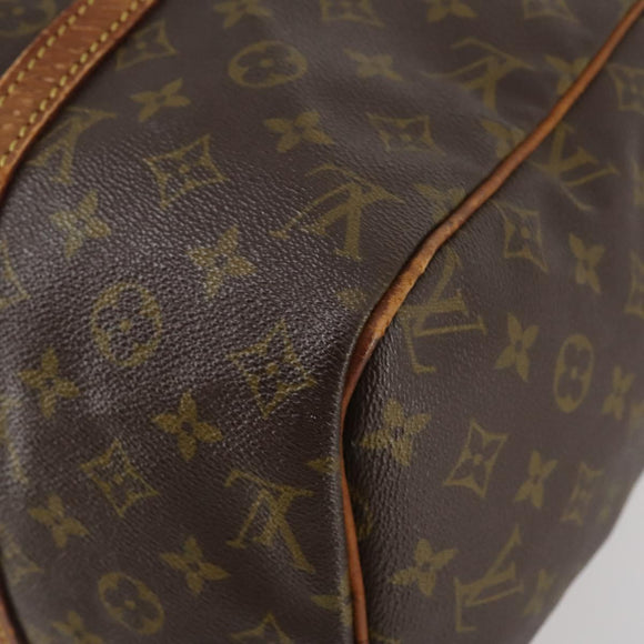 LOUIS VUITTON Monogram Sac Souple 35 Boston Bag M41626 LV Auth hk3035