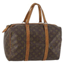 LOUIS VUITTON Monogram Sac Souple 35 Boston Bag M41626 LV Auth hk3035-1