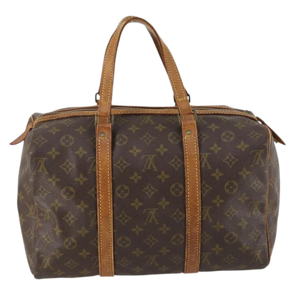 LOUIS VUITTON Monogram Sac Souple 35 Boston Bag M41626 LV Auth hk3035