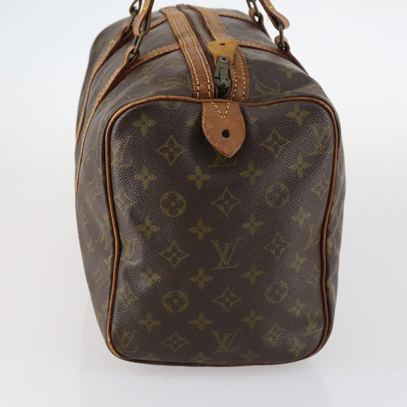 LOUIS VUITTON Monogram Sac Souple 35 Boston Bag M41626 LV Auth hk3035